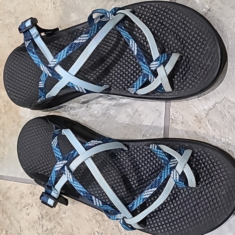 Chaco Women's Sandals - Black and Blue